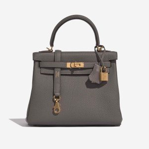 Hermès Kelly  25 Gris Etain 8F Togo 2020 Y