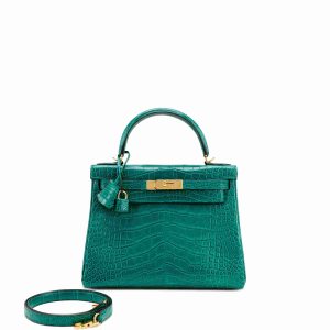 Hermès Kelly Sellier 20 Vert Malachite Z6 Alligator Matt 2024 W