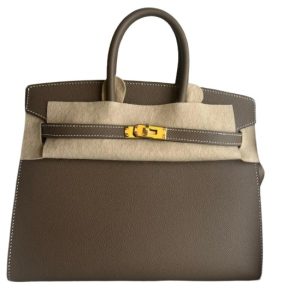 Hermès Birkin Sellier 25 Etoupe  18 Epsom 2024 W