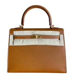 Hermès Kelly Sellier 25 Gold 37 Epsom 2024 W