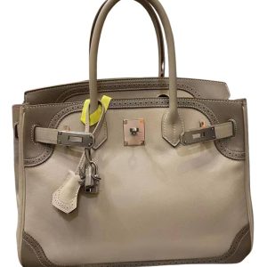 Hermès Birkin Ghillies 30 Etoupe  18, Gris Tourterelle 81 Swift 2012 P