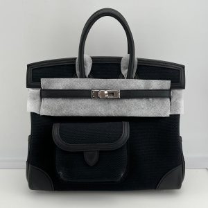 Hermès Birkin Cargo 25 Blue Marine 78, Caban 3Y Toile, Swift 2023 U