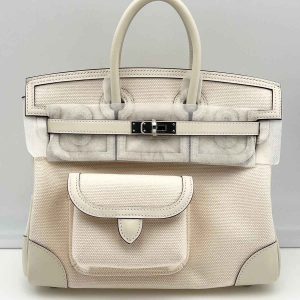 Hermès Birkin Cargo 25 Nata I2 Toile, Swift 2024 B