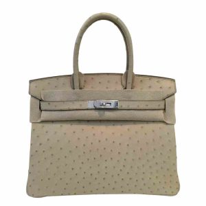 Hermès Birkin  25 Parchemin 3C Ostrich 2024 W