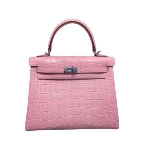 Hermès Kelly  25 Bubblegum L4 Alligator Matt 2019 D