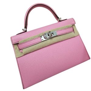 Hermès Kelly Sellier 20 Bubblegum L4 Epsom 2021 Z