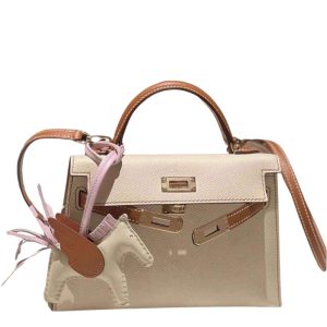 Hermès Kelly Bicolor & HSS & Sellier 20 Craie  10, Gold 37 Epsom 2024 W
