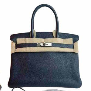 Hermès Birkin  30 Blue Nuit 2Z Togo 2017 A