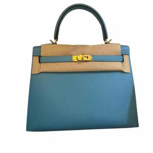 Hermès Kelly  25 Blue Du Nord P3 Madame 2024 W