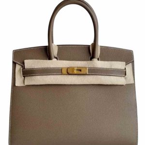 Hermès Birkin Sellier 25 Etoupe  18 Epsom 2023 B