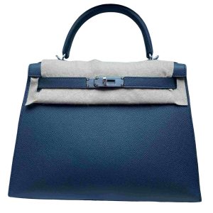 Hermès Kelly Sellier 28 Gris Misty H0 Epsom 2024 W