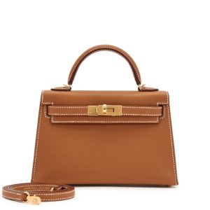 Hermès Kelly Sellier 20 Gold 37 Epsom 2023 B