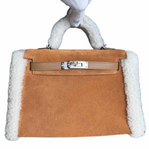 Hermès Kelly Teddy 20 Alezan 3G Grizzly, Swift 2024 W
