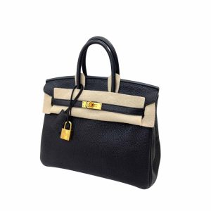 Hermès Birkin  25 Black 89 Togo 2018 C