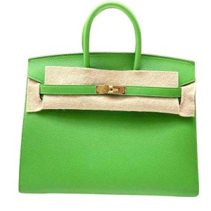 Hermès Birkin Sellier 25 Vert Yucca A8 Epsom 2024 B