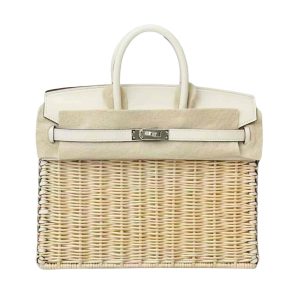 Hermès Birkin Picnic 25 Nata I2 Swift, Wicker 2022 U