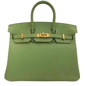 Hermès Birkin  25 Vert Criquet 3I Swift 2020 Y