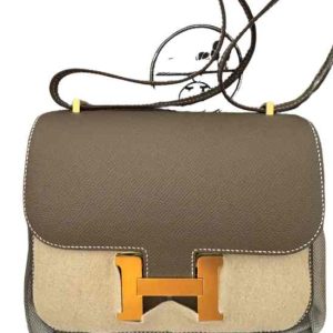 Hermès Constance Mirror 18 Etoupe  18 Epsom 2024 W