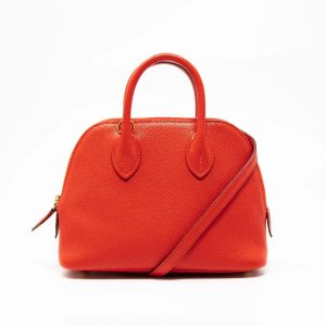 Hermès Bolide  Mini Capucine 9T Chevre Myzore 2021 Z