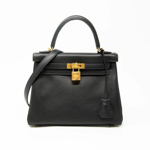 Hermès Kelly  25 Black 89 Swift 2020 Y