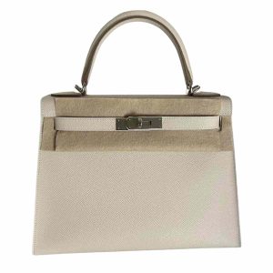 Hermès Kelly Sellier 28 Craie  10 Epsom 2024 W
