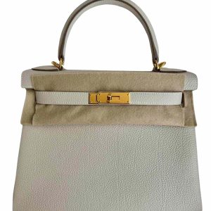 Hermès Kelly  28 Craie  10 Togo 2024 W