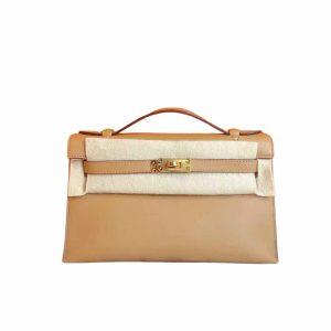 Hermès Kelly Pochette Sesame 2S Swift 2020 Y