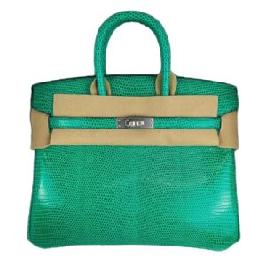 Hermès Birkin  25 Vert Menth 6W Lizard 2024 B