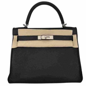 Hermès Kelly  28 Black 89 Togo 2014 R