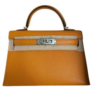 Hermès Kelly  20 Moutarde 9U Chevre Myzore 2024 W