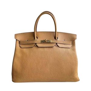 Hermès Birkin  40 Curry 2C Fjord 1991 U