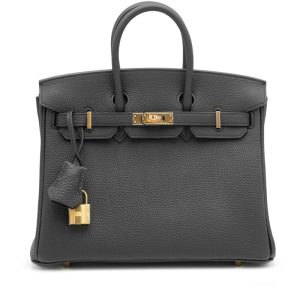 Hermès Birkin  25 Black 89 Togo 2023 B/W
