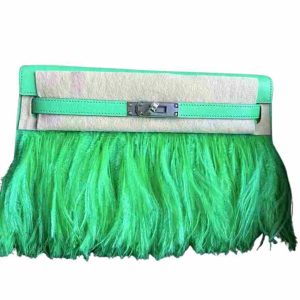 Hermès Kelly Elan Feather Vert Comics 0Z Chevre Myzore 2024 B