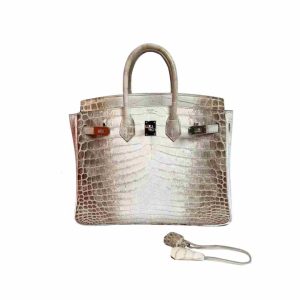 Hermès Birkin Himalaya 25 White 01 Niloticus Crocodile Matt 2012 P