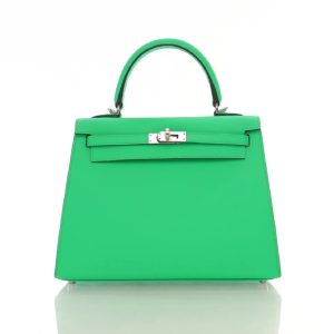 Hermès Kelly Sellier 25 Vert Comics 0Z Epsom 2023 B