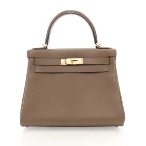 Hermès Kelly  28 Etoupe  18 Evercolor 2016 X