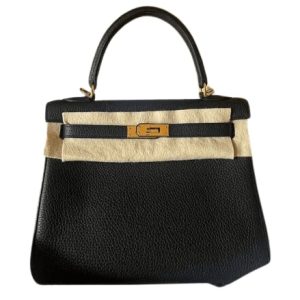 Hermès Kelly  25 Black 89 Togo 2024 W