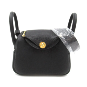 Hermès Lindy  Mini Black 89 Clemence 2024 W