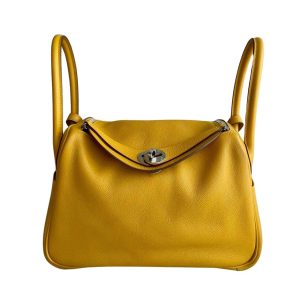 Hermès Lindy  26 Jaune Ambre 9D Evercolor 2018 C