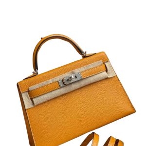 Hermès Kelly  20 Moutarde 9U Chevre Myzore 2024 W