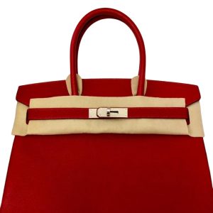 Hermès Birkin  30 Rouge Casaque Q5 Epsom 2020 Y