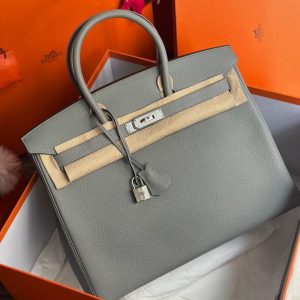 Hermès Birkin  35 Gris Meyer 0L Togo 2016 X