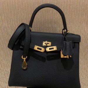 Hermès Kelly  25 Black 89 Togo 2024 W