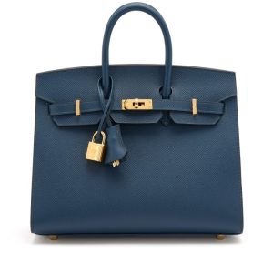 Hermès Birkin Sellier 25 Blue de Prusse  7P Epsom 2024 W