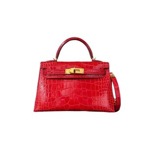 Hermès Kelly  20 Braise 95 Alligator Shiny 2019 D