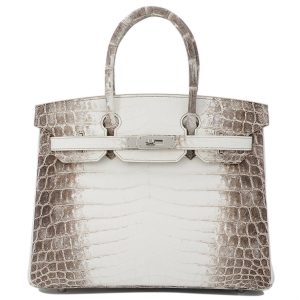 Hermès Birkin Himalaya 30 White 01 Niloticus Crocodile Matt 2023 B