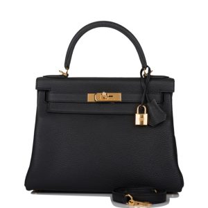 Hermès Kelly  28 Black 89 Togo 2024 W