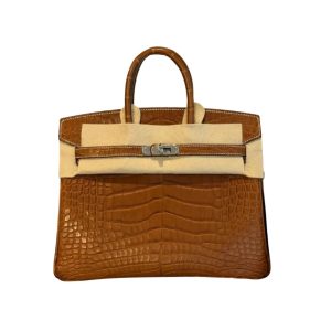 Hermès Birkin  25 Fauve 34 Alligator Matt 2022 U
