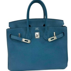 Hermès Birkin  25 Blue Izmir  7W Togo 2016 X