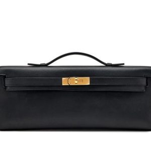 Hermès Kelly Cut Black 89 Swift 2017 A